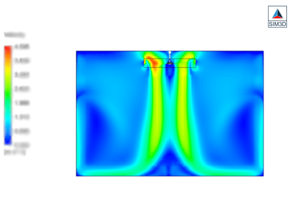 CFD and FEA Analysis of Ceiling Fan - SIM3D TechnoSolutions